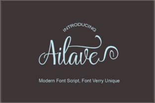 Ailave Font: Elevating Web Design with Elegant Script