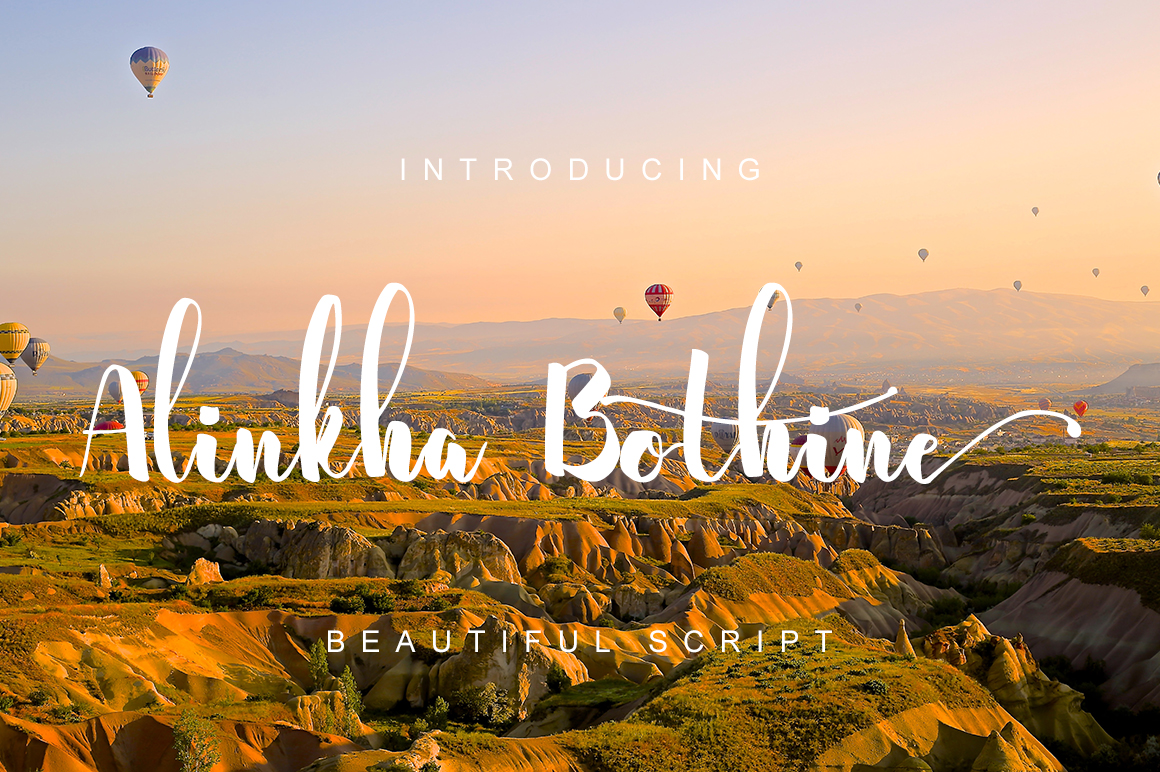 Alinkha Bothine: A Script Font for Editorial Design