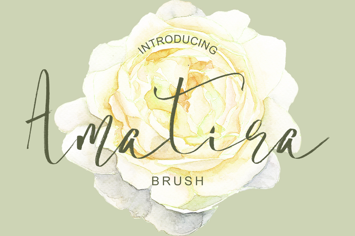 Amatira: A Modern Script Font for Editorial Design