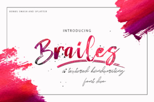 Brailes: A Modern Script Font for Editorial Design