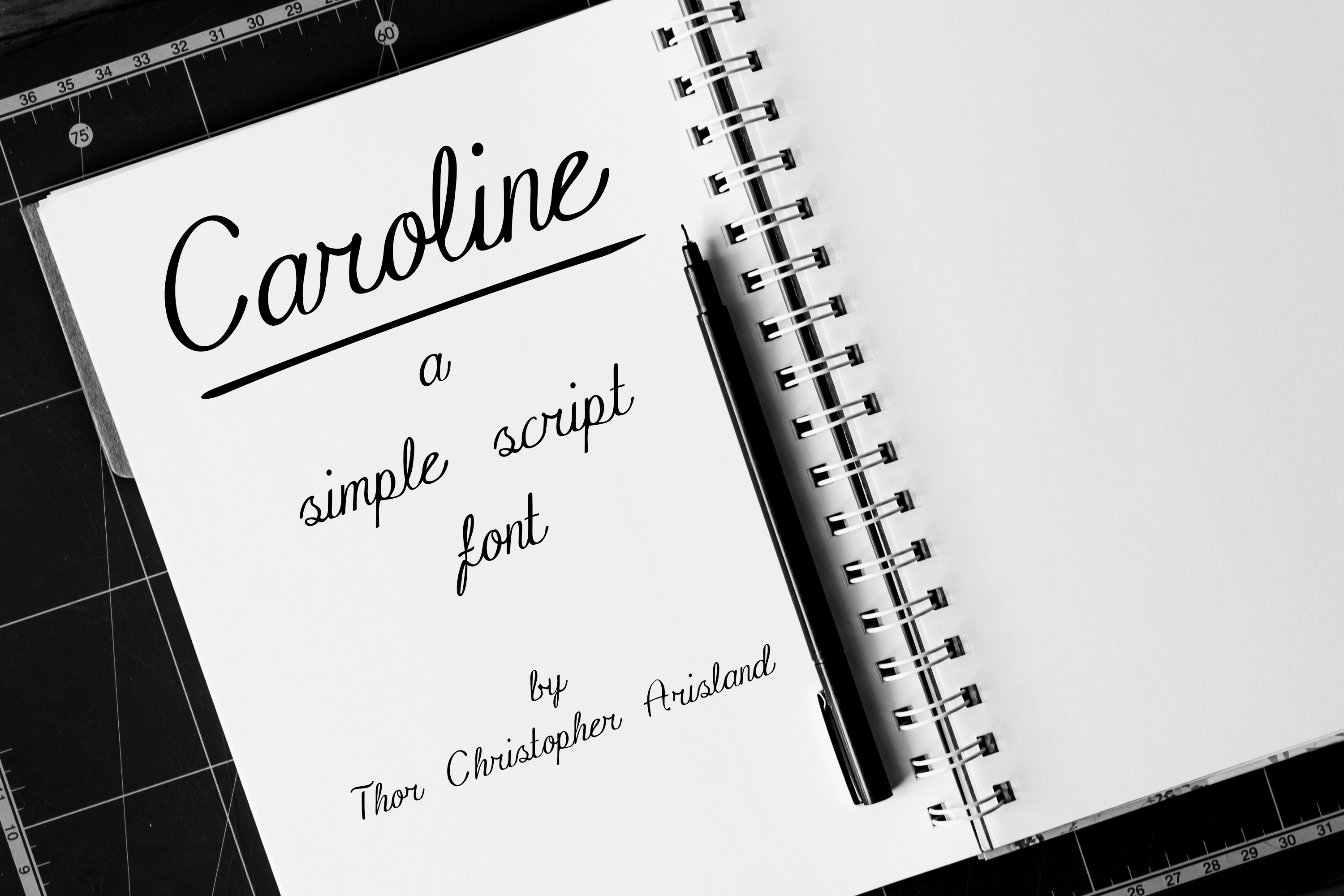Caroline: A Clean Script Font for Modern Web Design