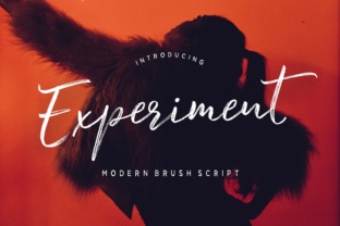 Experiment Brush Font for Confident Branding