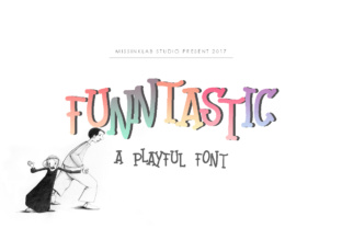 Funntastic: A Playful Display Font for Branding