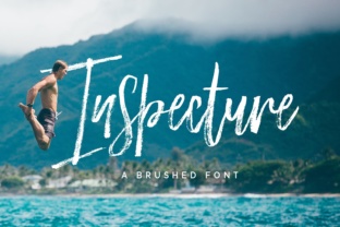 Inspecture: A Bold Brush Font for Campaigns