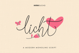 Licht Typeface: A Modern Script for Editorial Design