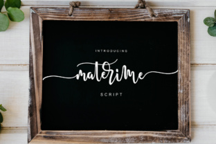 Materime: A Modern Script Font for Editorial Design