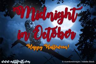 Midnight in October: A Spooky Script Font Review