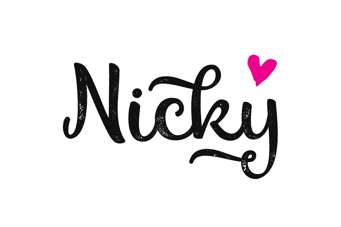 Nicky Typeface Review: Bold Yet Delicate Script