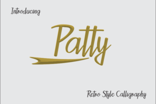 Patty Typeface: Retro Script for Editorial Design