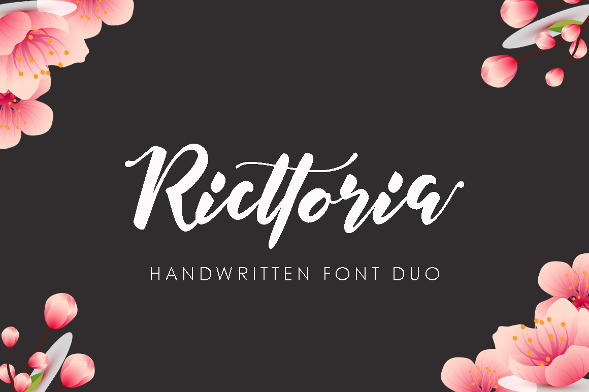 Ricttoria: A Modern Handcrafted Font for Editorial Design