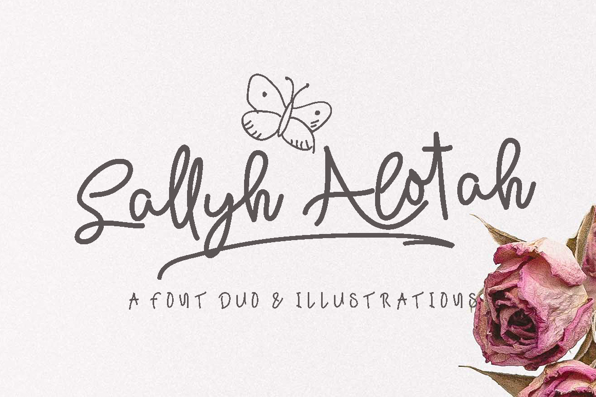 Sallyh Alotah Font: A Modern Signature for Branding