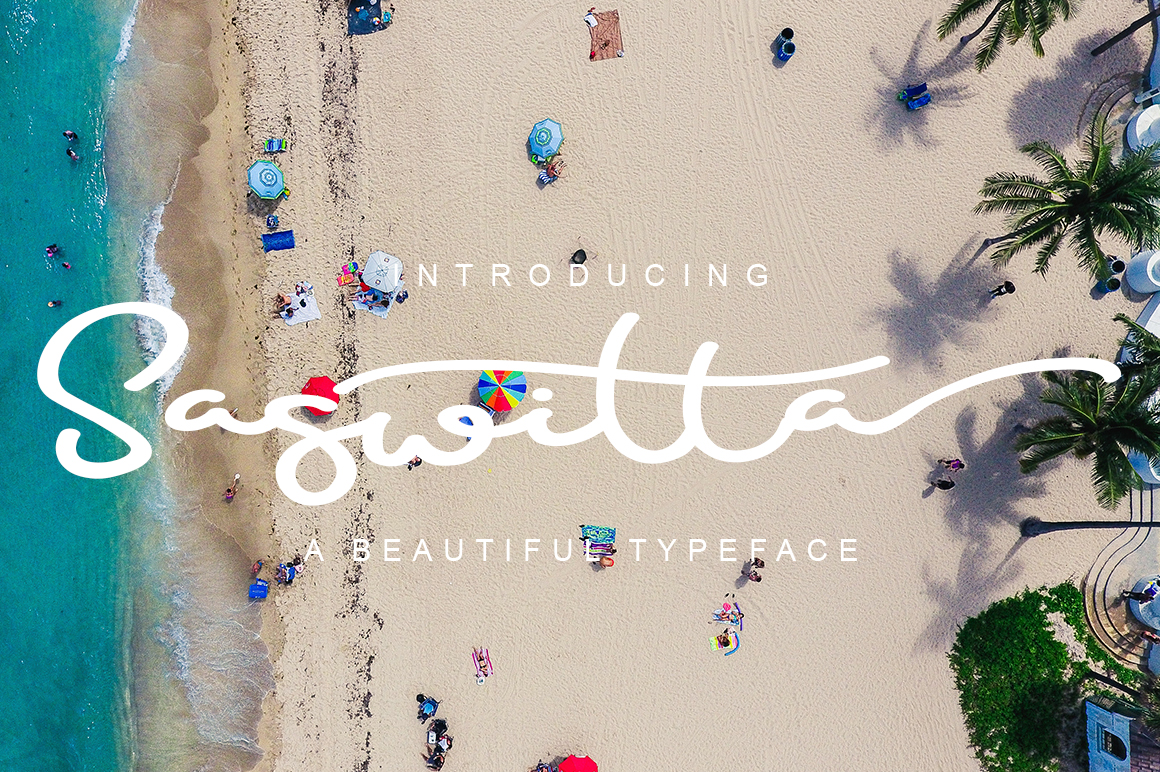 Saswitta: A Modern Script Typeface for Editorial Design