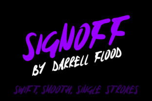 Signoff Font: Elevate Editorial Design