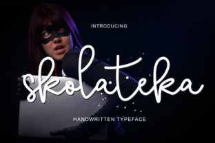 Skolateka: A Modern Handwritten Font for Crafters